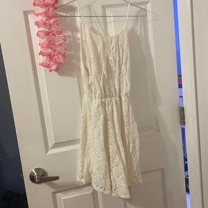 Lace white dress